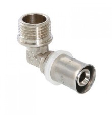 Угольник пресс с наружной резьбой 16х1/2" Valtec
