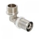 Угольник пресс с наружной резьбой 16х1/2" Valtec