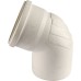 Отвод канализационный Raupiano Plus 110х67° REHAU (РЕХАУ - 11234541001)