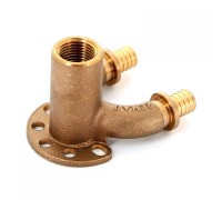 Угольник настенный с внутренней резьбой 16-Rp 1/2-16 RX+ REHAU (РЕХАУ - 14562701001)