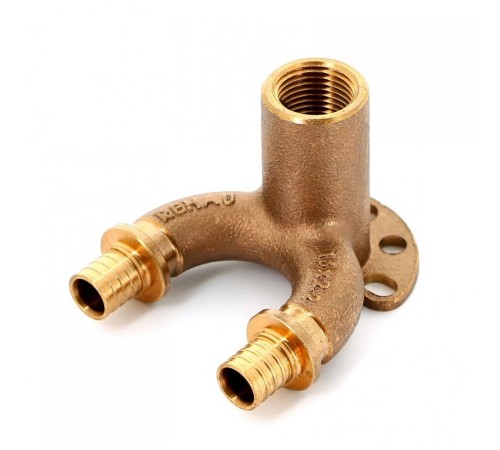 Угольник настенный с внутренней резьбой 16-Rp 1/2-16 RX+ REHAU (РЕХАУ - 14562701001)