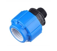 Муфта с наружной резьбой 32x3/4" ПНД Политэк