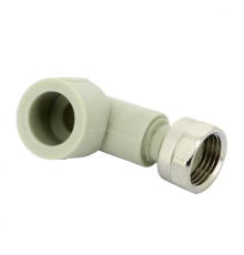 Угольник PPR с накидной гайкой 20x1/2" FV-Plast