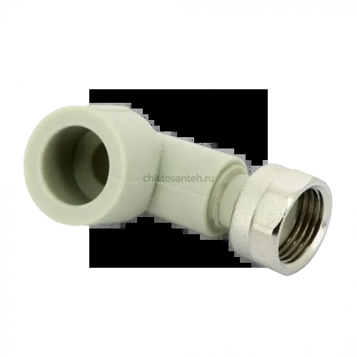 Угольник PPR с накидной гайкой 20x1/2" FV-Plast