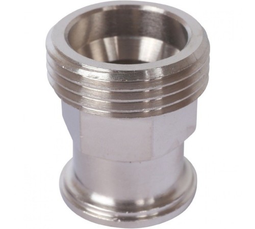 Разъемное соединение с плоским уплотнением 3/4", никелированное Stout