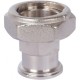 Разъемное соединение с плоским уплотнением 3/4", никелированное Stout