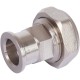 Разъемное соединение с плоским уплотнением 3/4", никелированное Stout