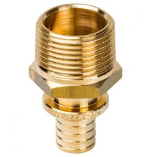 Переходник с наружной резьбой 16xR 3/4" для труб из сшитого полиэтилена Stout
