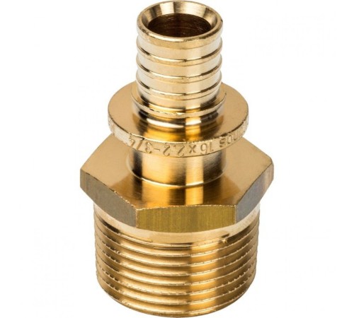 Переходник с наружной резьбой 16xR 3/4" для труб из сшитого полиэтилена Stout