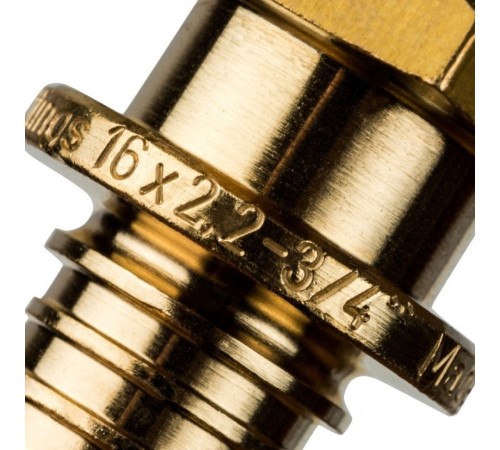 Переходник с наружной резьбой 16xR 3/4" для труб из сшитого полиэтилена Stout