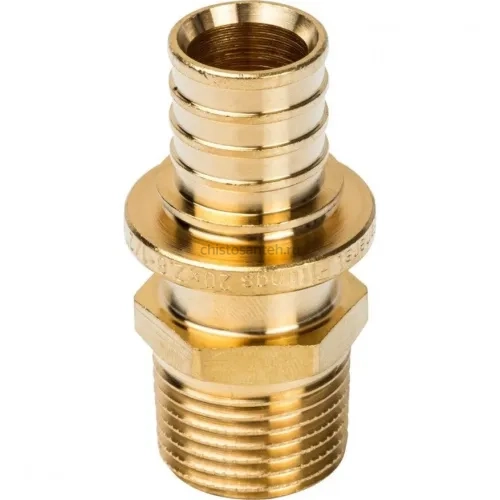 Переходник с наружной резьбой 20xR 1/2" для труб из сшитого полиэтилена Stout