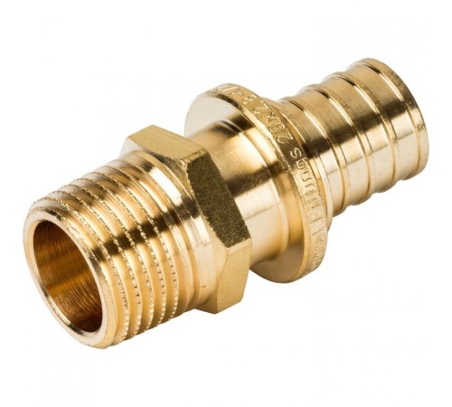 Переходник с наружной резьбой 20xR 1/2" для труб из сшитого полиэтилена Stout