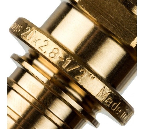 Переходник с наружной резьбой 20xR 1/2" для труб из сшитого полиэтилена Stout