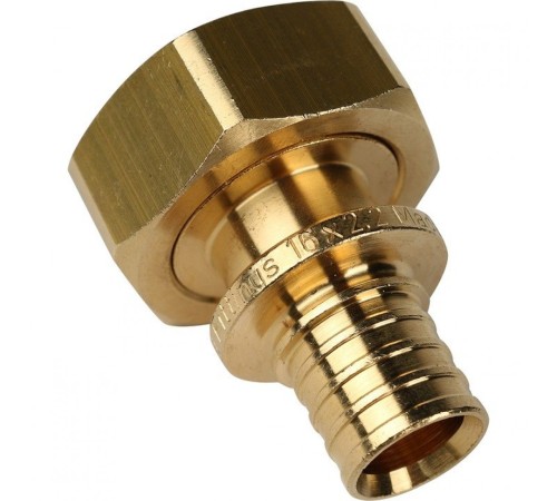 Переходник с накидной гайкой (евроконус) 16xG 3/4" для труб из сшитого полиэтилена Stout