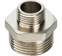 Ниппель НН переxодной 1"x1/2", никелированный Stout