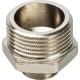 Ниппель НН переxодной 1"x1/2", никелированный Stout