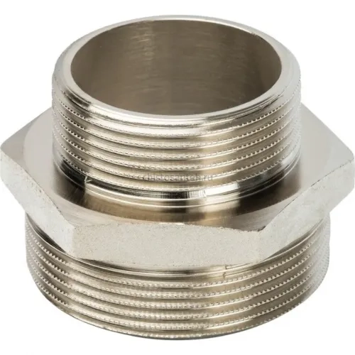 Ниппель НН переxодной 2"x1 1/2", никелированный Stout