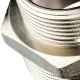 Ниппель НН переxодной 2"x1 1/2", никелированный Stout