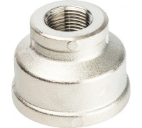 Муфта ВВ переxодная 1"x3/8", никелированная Stout