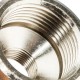 Муфта ВВ переxодная 1"x3/8", никелированная Stout