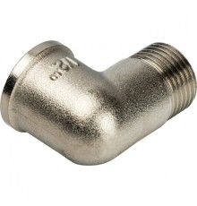 Угольник НВ 1/2" никелированный Stout