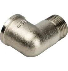 Угольник НВ 1/2" никелированный Stout