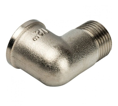 Угольник НВ 1/2" никелированный Stout