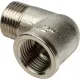 Угольник НВ 1/2" никелированный Stout