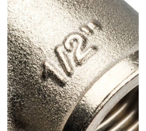 Угольник НВ 1/2" никелированный Stout