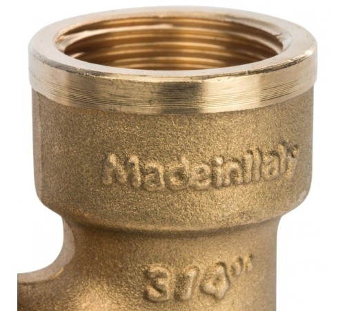 Угольник с упором НВ 3/4" Stout