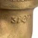 Угольник с упором НВ 3/4" Stout
