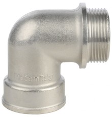 Угольник с упором НВ 1 1/4", никелированный Stout