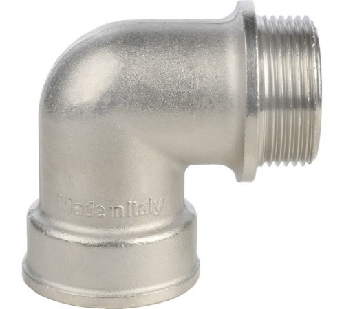 Угольник с упором НВ 1 1/4", никелированный Stout