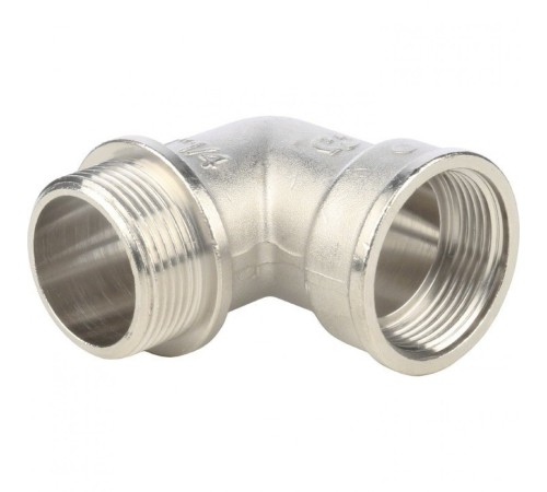 Угольник с упором НВ 1 1/4", никелированный Stout