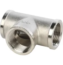 Тройник ВВ 3/4" никелированный Stout