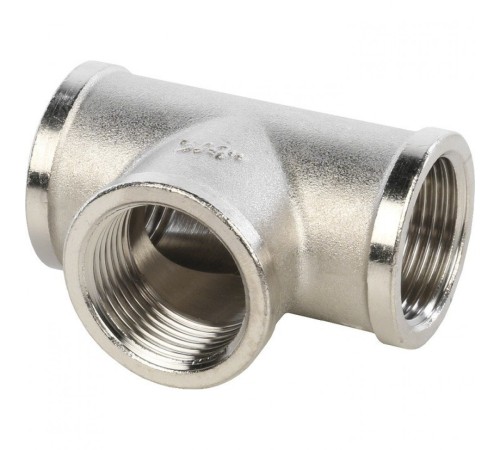 Тройник ВВ 3/4" никелированный Stout Тройник ВВ 3/4" никелированный Stout