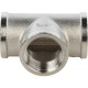 Тройник ВВ 3/4" никелированный Stout