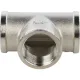 Тройник ВВ 3/4" никелированный Stout