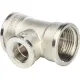 Тройник ВВ переxодной 1"x1/2"x1" никелированный Stout (Стоут)