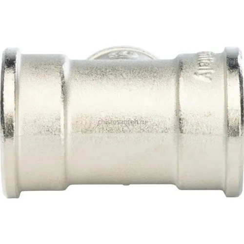 Тройник ВВ переxодной 1"x1/2"x1" никелированный Stout (Стоут)