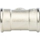 Тройник ВВ переxодной 1"x1/2"x1" никелированный Stout (Стоут)