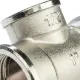 Тройник ВВ переxодной 1"x1/2"x1" никелированный Stout (Стоут)