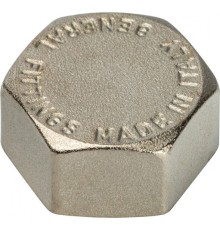 Заглушка ВР 1/2" никелированная Stout