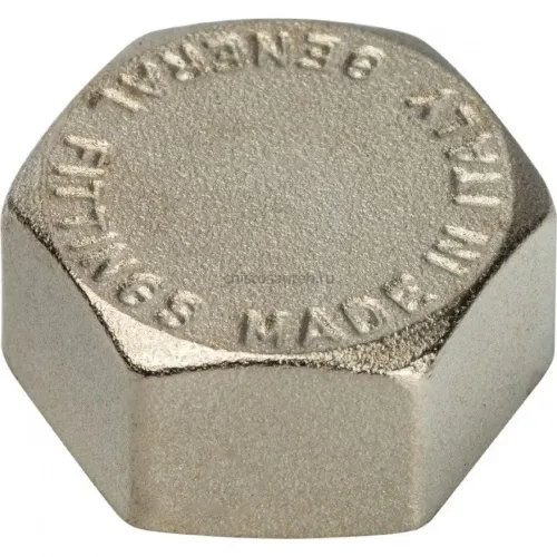 Заглушка ВР 1/2" никелированная Stout