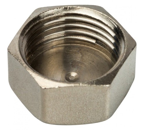 Заглушка ВР 1/2" никелированная Stout