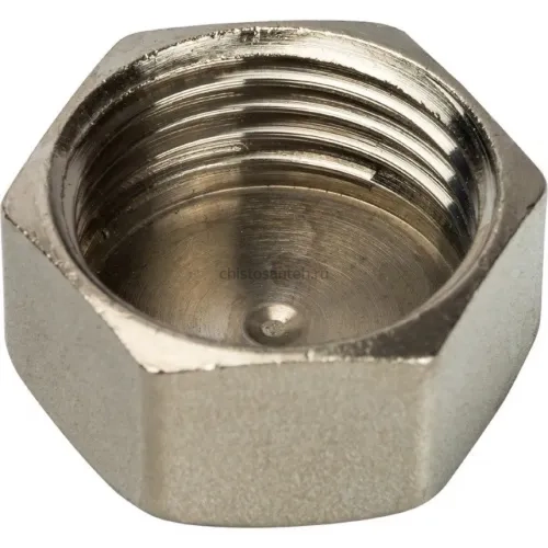Заглушка ВР 1/2" никелированная Stout