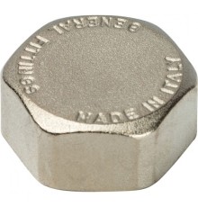 Заглушка ВР 3/4" никелированная Stout
