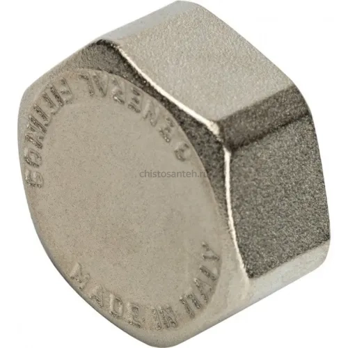 Заглушка ВР 3/4" никелированная Stout