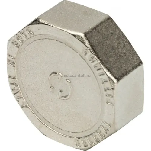 Заглушка ВР 1 1/2", никелированная Stout