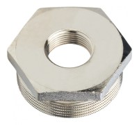 Футорка 1 1/2"x3/4" никелированная Stout